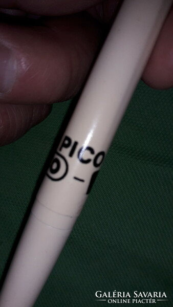 Retro ICO - PIÉRT " PICO " műanyag fehérszínű burkolatú golyóstoll a képek szerint