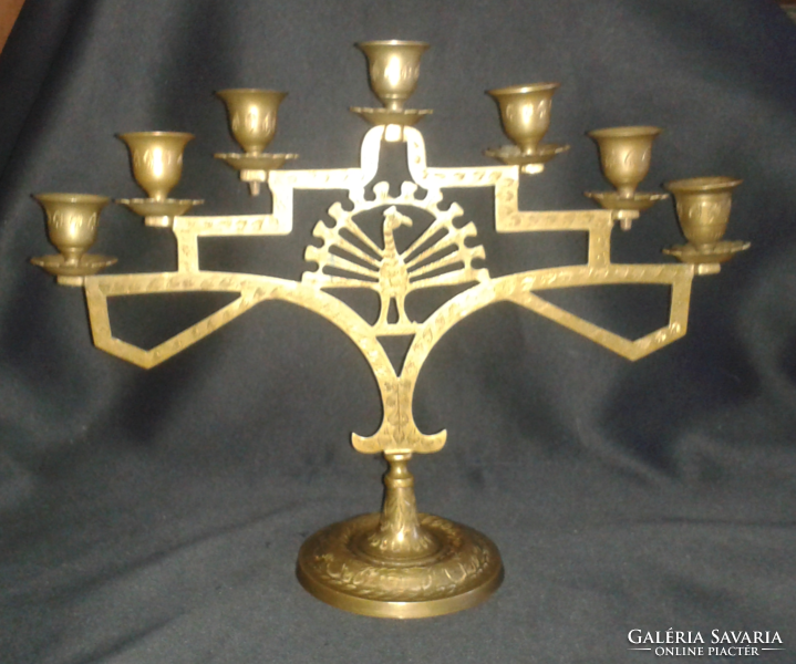 Very nice 7 branch copper candle holder