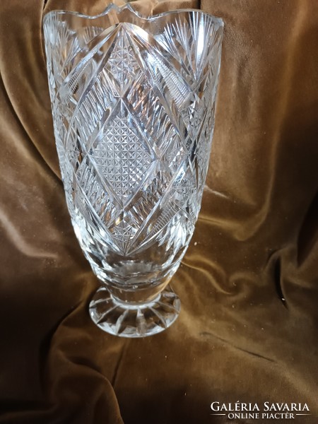 Glass vase/ engraving
