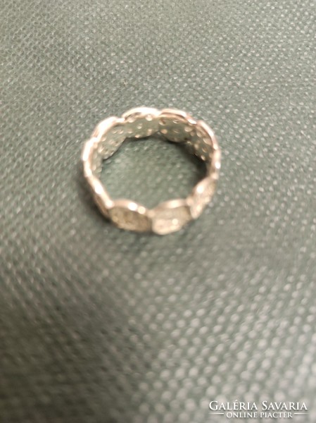 Israeli silver ring