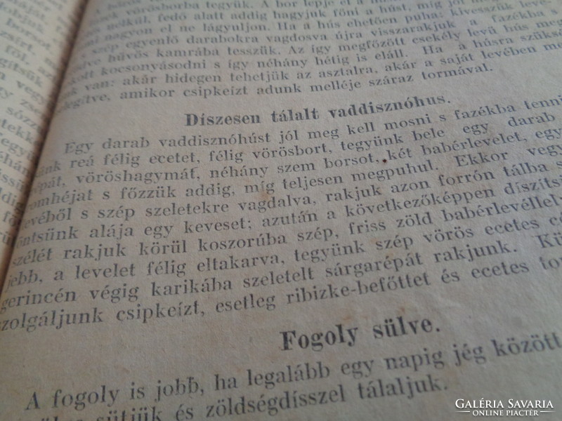 Ágnes Zilahi: genuine Hungarian cookbook 1892, in new guise, 190 pages