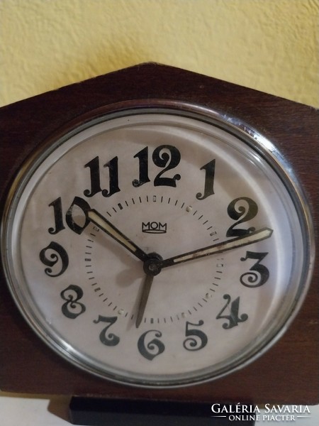 Antik MOM kandalló óra