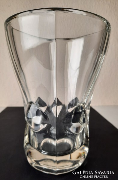 Vladislav urban vintage large Czech glass vase, 1960s