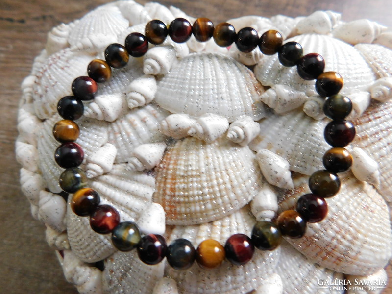 Tiger's eye cat's eye hawk eye bracelet 6mm