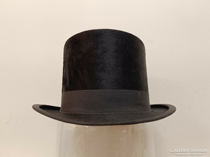 Antique top hat dress movie theater costume prop damaged 348 7937