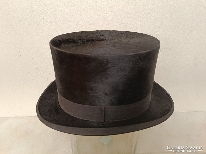 Antique top hat dress movie theater costume prop damaged 348 7937