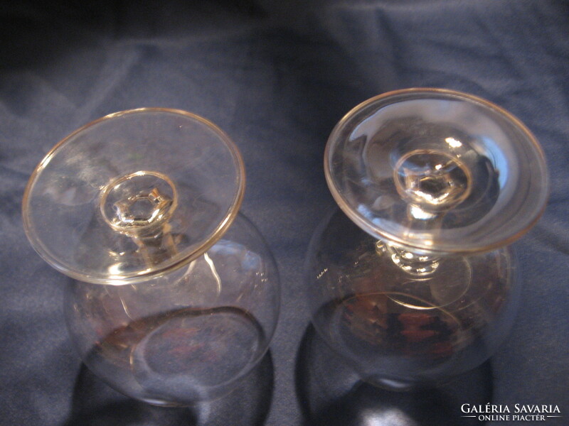 Pair of cognac glasses