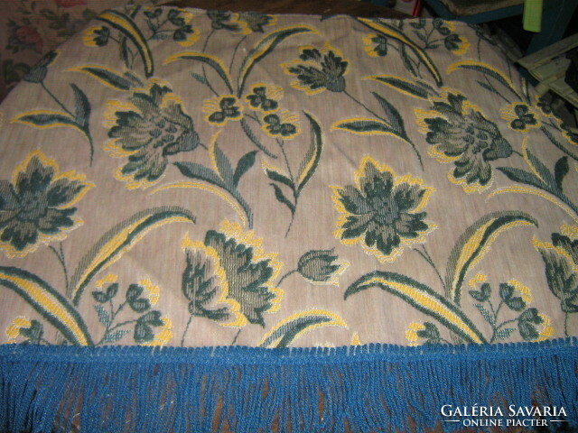 Gyönyörű vintage rojtos mokett falvédő / szőnyeg párban