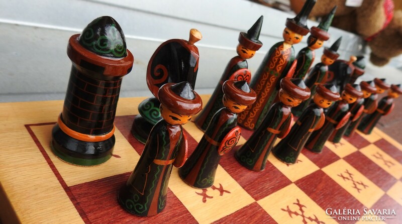 Oriental wooden craft chess