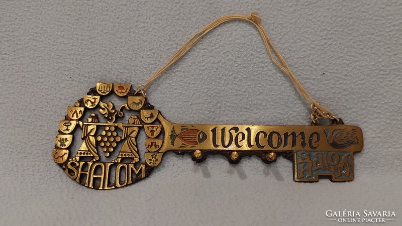 Shalom wall key holder