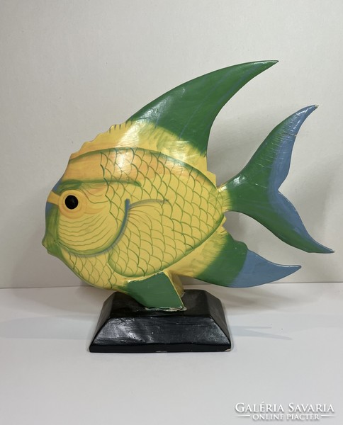Charming fish sculpture with claws