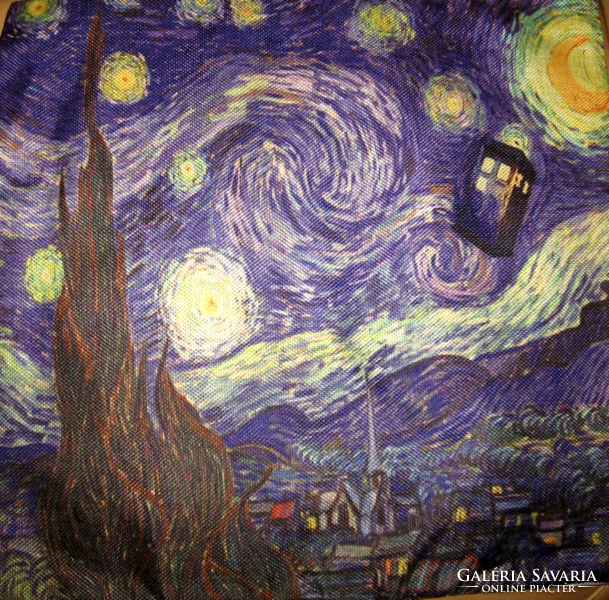 There are gogh painting pillows, decorative pillow covers, pillow covers