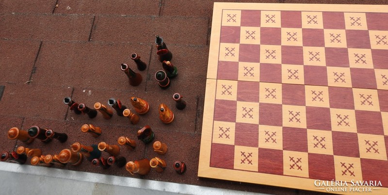 Oriental wooden craft chess