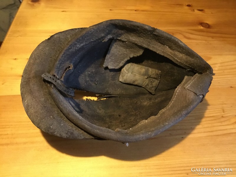 Leather mining hat from the 1920s (found)