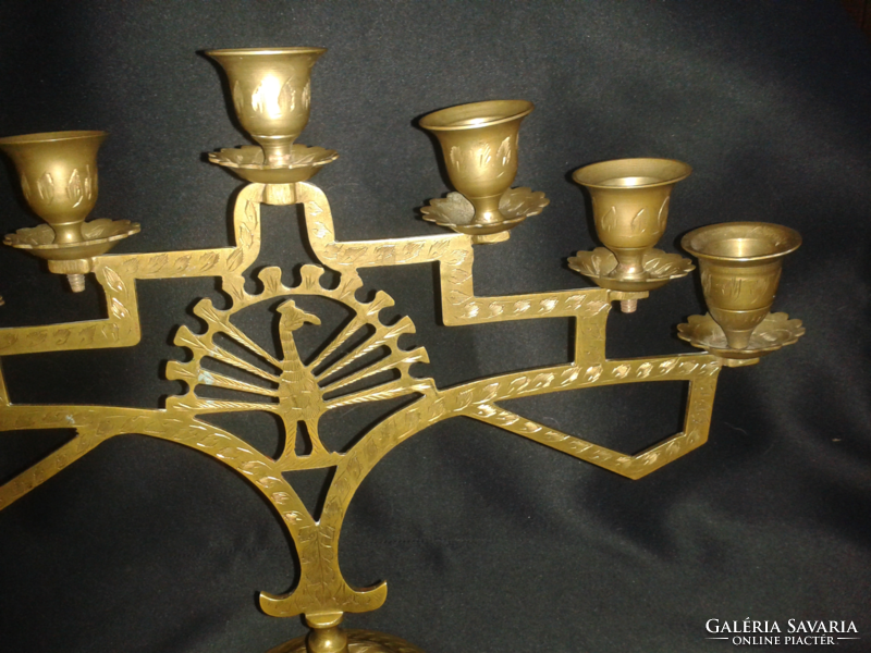 Very nice 7 branch copper candle holder