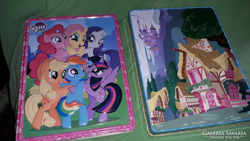 Beautiful my little pony ornament painted on both sides embossed gift box 25x19x4 cm according to the pictures