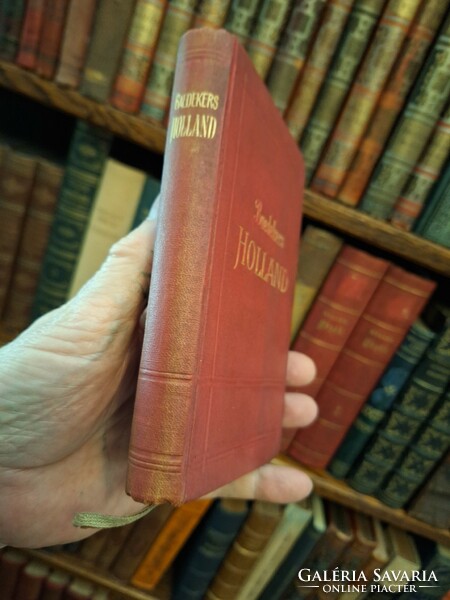 1927 BAEDEKER--HOLLAND-kiváló  állapot--OLVASATLAN?