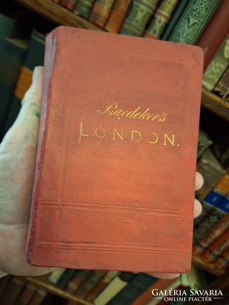 1884 BAEDEKER-LONDON-ENGLAND,WALES UND SCHOTTLAND
