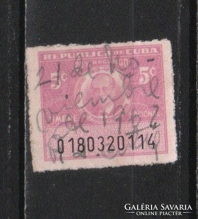 Okmány, illeték stb. 0038 (Kuba)