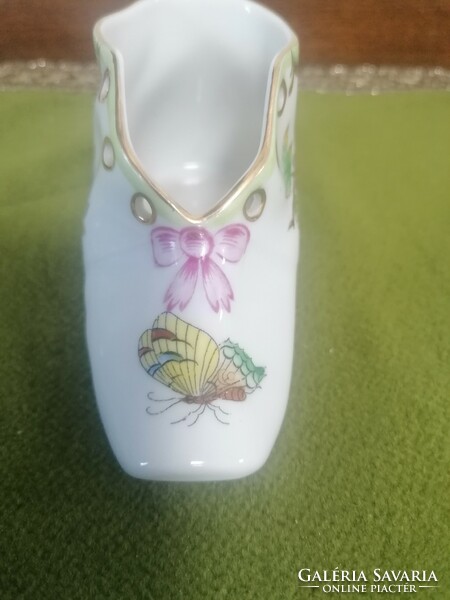 Herend victoria patterned butterfly porcelain shoes