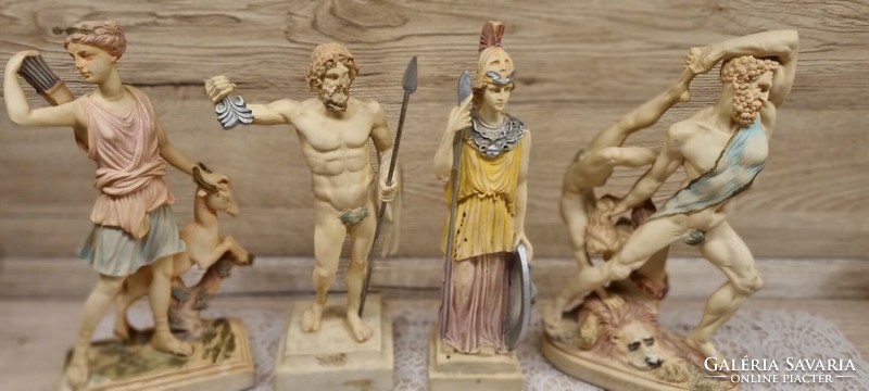 Statues of Greek gods, 4 pcs