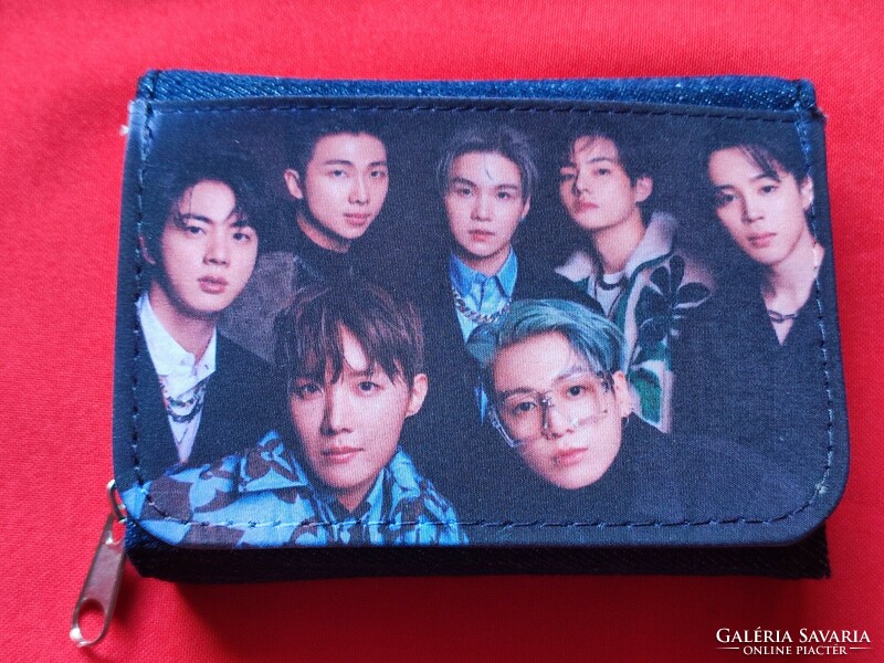 Bts denim wallet