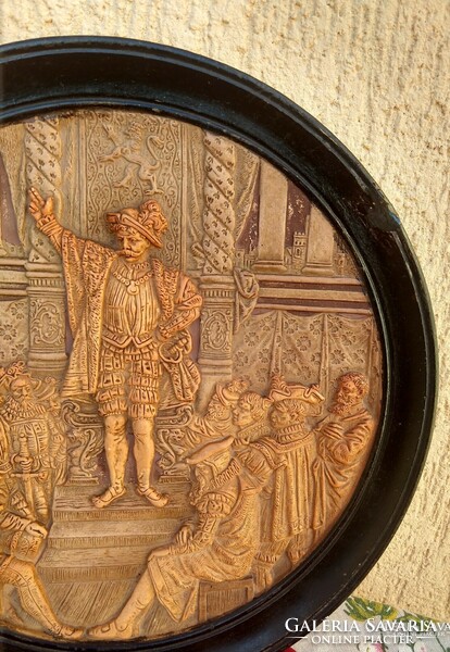 Johann Maresch antique wall plate: House of Lords