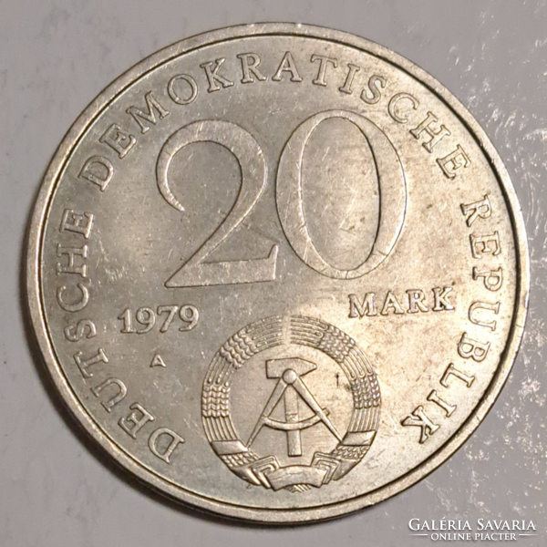 1979. 30 éves az NDK emlék 20 márka  DDR (338)