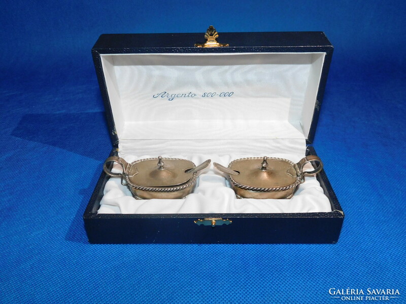 Pair of silver spice holders 95 gr