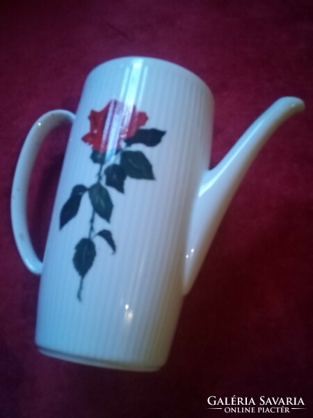 Bavaria porcelain for rose tea set, jug, pourer and sugar holder