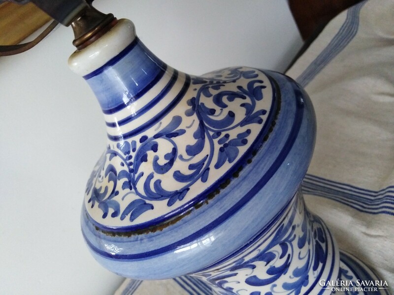 Ceramic table lamp - bourgeois style / antique