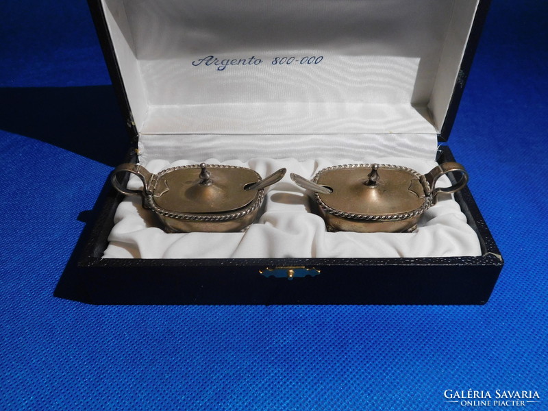 Pair of silver spice holders 95 gr