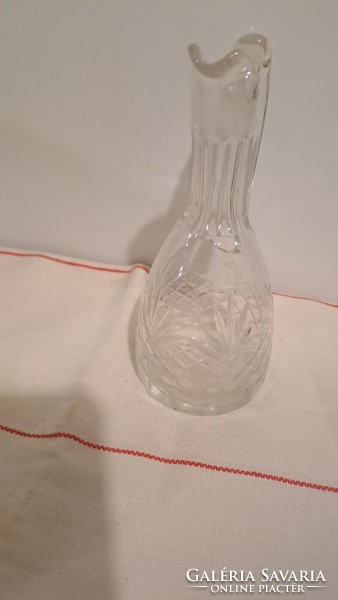 Old storage ornament glass pourer (vinegar)