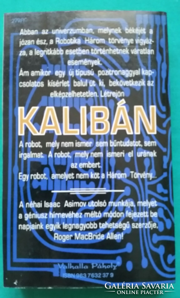 'Isaac Asimov: Kalibán> Szórakoztató irodalom > Sci-fi > Robotok, androidok