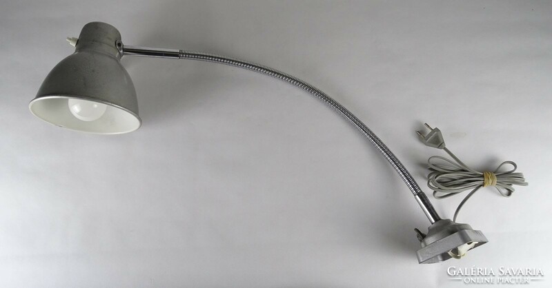 1P356 bauhaus industrial silver desk lamp workshop lamp