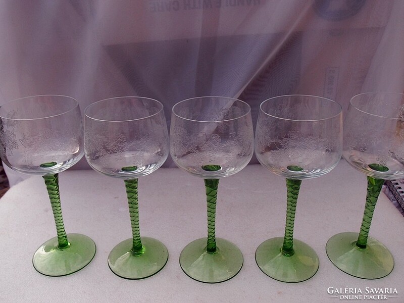 5 old glasses