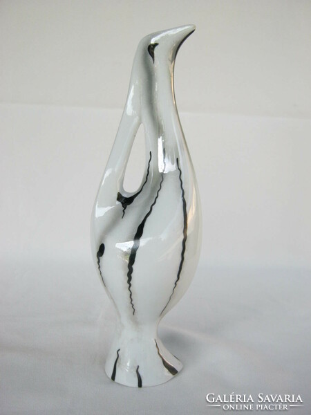 Art deco porcelain bird vase