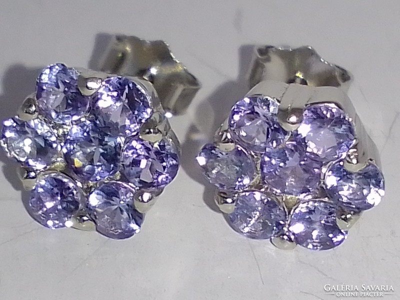 Tanzanite Gemstone Earrings and Ring! Nice feminine set!