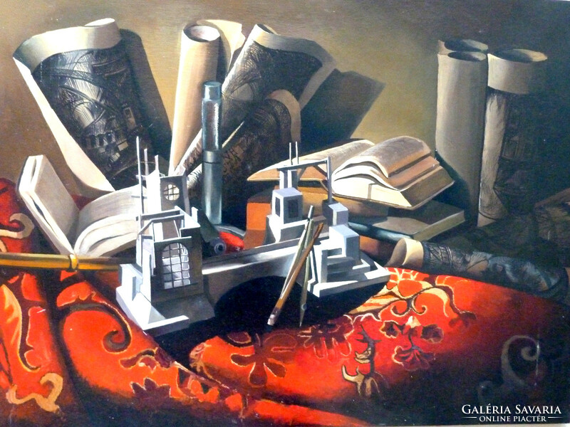 Páger László oil painting