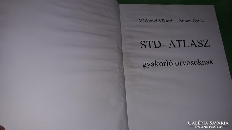 2003.Dr.Várkonyi Viktória :STD-Atlasz GYAKORLÓ ORVOSOKNAK album könyv a képek szerint CONVENTION
