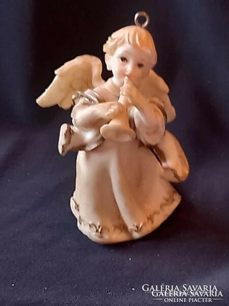 Karácsonyfadísz angyalka figura műanyag