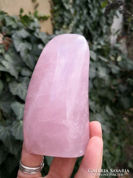 Beautiful rose quartz crystal, mineral