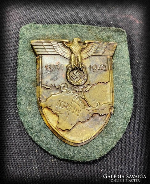 Crimean shield ii. World War German - Medal