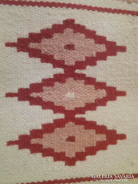 Házi szövésű torontáli szőnyeg, 50x20
