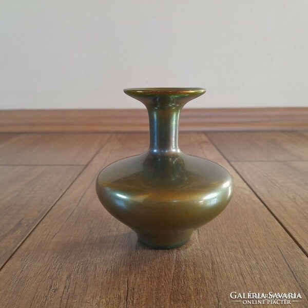 Old Zsolnay Turkish János Eosin modern small vase