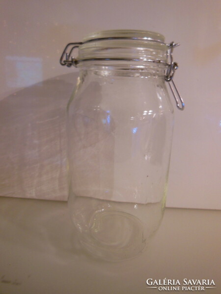 Canning jar - with buckle - 1.5 l - 26 x 10 cm - perfect - quality!!