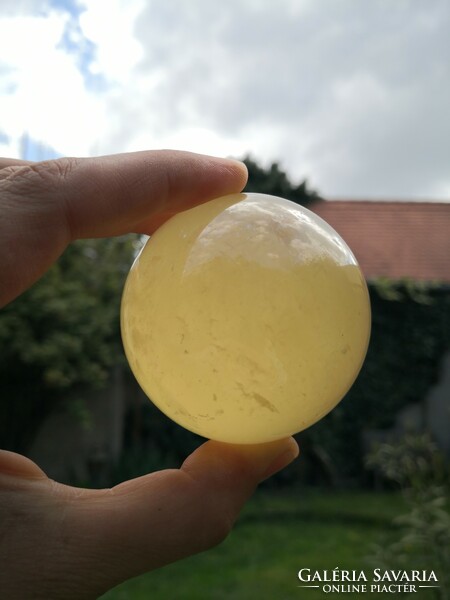 Large calcite sphere crystal, mineral
