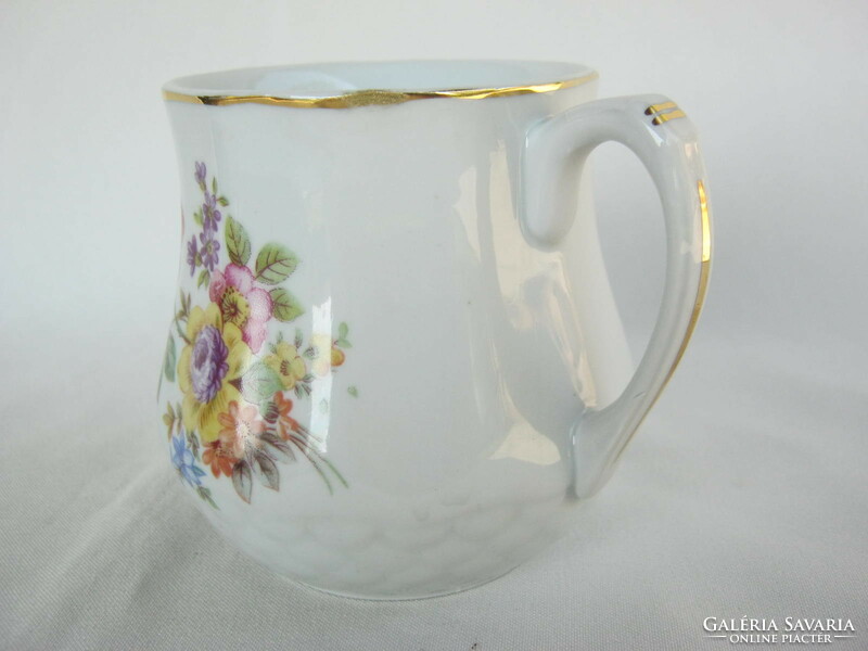 Drasche quarries porcelain mug with floral pattern