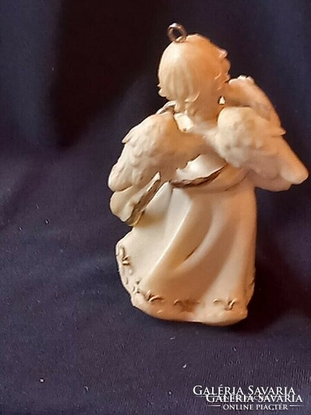 Karácsonyfadísz angyalka figura műanyag
