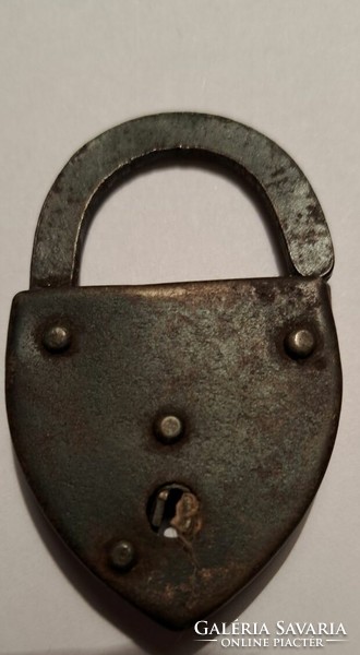 Antique Russian padlock without key.